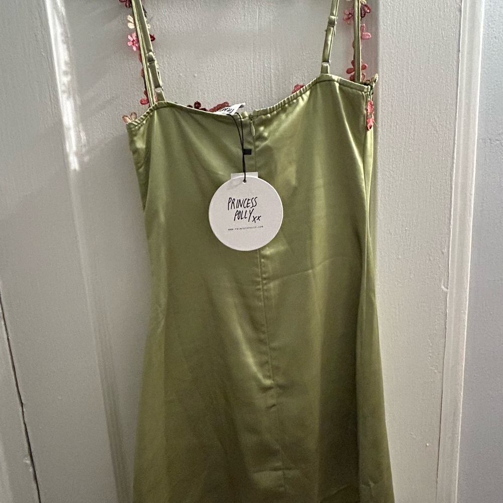 Princess Polly Green Floral Mini Dress - Picture 4 of 6